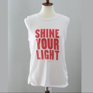 Spiritual Gangster SHINE YOUR LIGHT Tank Top S